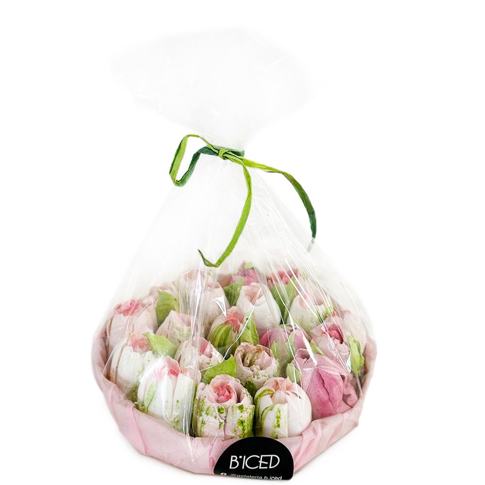 Marshmallow-Blumenkorb, klein