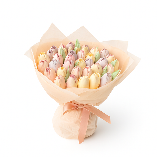 Marshmallow-Blumentrauß, mittel