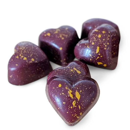 Pralines 9 pcs, heart, 100 g