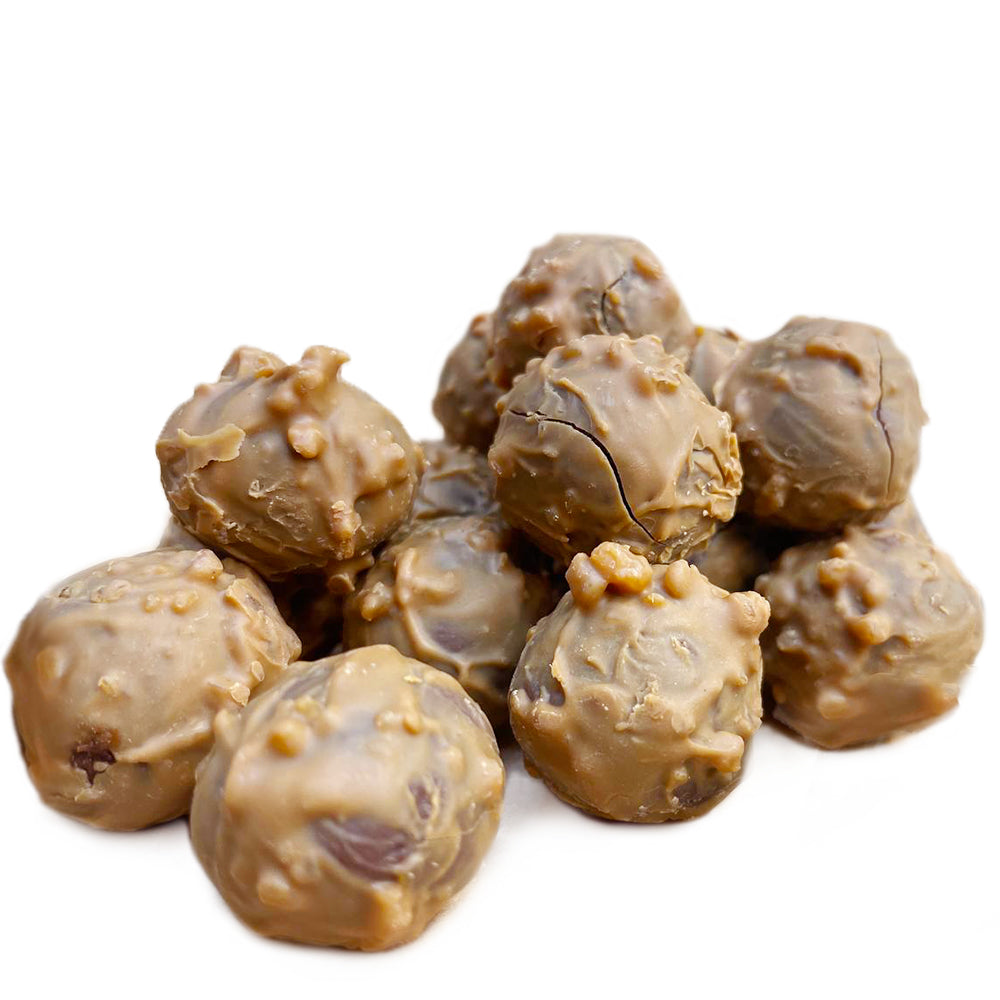 Handgefertigte Schokotrüffel "Salziges Karamell" | Gelateria B-iced – B ... Handgefertigte Schokotrüffel "Salziges Karamell" | Gelateria B-iced – B ...